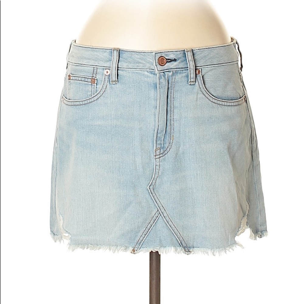 AE Light Denim Skirt
